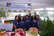 The South Atlanta Fresh Market booth, led by Pamela Cooper, Manager of Recruitment and Retention Core, Clinical Research Center at Ҵý provides free fresh vegetables and fruit baskets to guest of Community Engagement Day